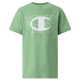 Camiseta Niño/Niña Champion Graphic Logo Powerblend "Light Olive Green"