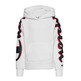 Champion Girls Legacy Logo Hooded Sweatshirt "White"