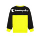Champion Kids Legacy Script Logo Crewneck Sweatshirt "Yellow"