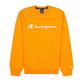 Champion Legacy Big Script Logo Crewneck Sweatshirt "Orange"