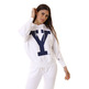 Champion Legacy College Reverse Weave Yale Hoodie "White"