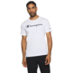 Champion Legacy Cotton Contrast Scrip Logo T-shirt "White"