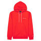 Champion Legacy Drawcord Small Logo Hoodie "Red"