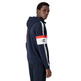 Champion Legacy Jacquard Half Zip Arm Stripe Hoodie "Navy"