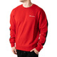 Champion Legacy Spliced Script Logo Print Sweatshirt "Red"