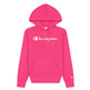 Champion Legacy Wm´s Front Script Logo Hoodie "Pink Fuschia"