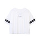 Champion Legacy Wm´s Sleeves Script Print Logo Cropped Tee "White"