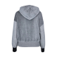 Champion Legacy Wmns Sport Hooded full zip Sweatshirt "Grey"
