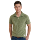 Polo Champion Ocean Side Efecto Lavado en Tejido Rizo Exterior "Moss Green-Olive"
