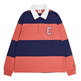 Champion Rochester Bookstore Logo Cotton Rugby Top "Red-Navy"