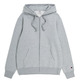 Champion Rochester Full-Zip C Logo Fleece Hoodie "Light Grey"