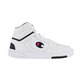 Champion Rochester Z80 Leather Mid Trainers "White"