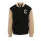 Champion Teddy  Full Zip Bomber Jacket Fleece "Black"