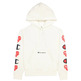 Champion Wm´s Legacy Logo Sleeves Love Hoodie "White"