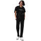 Pantalón Mujer Con Bajo Recto Champion Icons Fleece Joggers "Black"