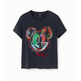 Desigual Arty Mickey Mouse T-shirt "Black"