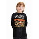 Desigual Basketball Hooded T-shirt "Black"