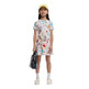 Desigual Cats Skater Dress "White"