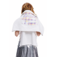 Desigual Sudadera Bordado "White-Multicolor"