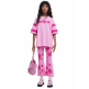 Desigual Malla de Niña Floral  "Chicle"