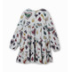 Desigual Girls Dress Drawings Hearts