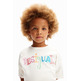 Desigual Girls Multicolour Logo T-shirt "White"