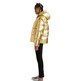 Desigual Golden Padded Jacket with Detachable Sleeves