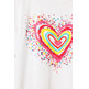 Desigual Girls Heart Sequins T-Shirt