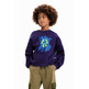 Desigual Junior Oversize Peace Sweatshirt "Blue"