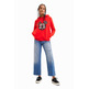 Desigual Large Disney's Mickey Mouse Patch Sweatshirt