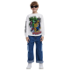 Desigual Marvel™ Long Sleeve T-Shirt "White"