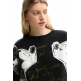 Desigual Sudadera  Mickey y Minnie Mouse  "Dark Gray "