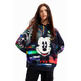 Desigual Oversize Mickey Mouse Sweatshirt "Black"