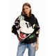 Desigual Oversize Mickey Mouse Sweatshirt "Black"