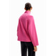 Desigual Oversize Sport Sweatshirt "Blackberry Rose"