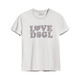 Desigual Plain T-shirt Love "grey"