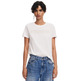 Desigual shiny t-shirt "White"