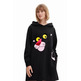 Desigual Short Pink Panther Sweatshirt Dress