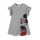 Desigual Girls Striped Mickey Mouse Dress