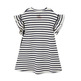 Desigual Girls Striped Mickey Mouse Dress