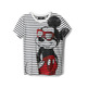 Desigual Striped Mickey Mouse T-Shirt