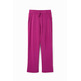 Desigual Wide-leg Sport Trousers "Blackberry Rose"