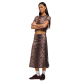 Falda Puma  midi T7 Leo Luxe Track "Black"