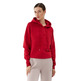 Guess Crop Hoodie Sweatshirt "Red"