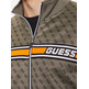 Guess Korbin Full Zip All over logo Sweatshirt "Green"