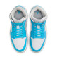 Jordan 1 Mid Dark Powder Blue White Sail Neutral Grey (Women's)