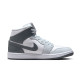 Jordan 1 Mid White "Smoke Grey" (Women's)