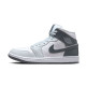 Jordan 1 Mid White "Smoke Grey" (Women's)