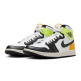Jordan 1 Retro High G "White University Gold Volt Black"
