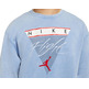 Jordan Flight Fleece Men's Graphic Fleece Crew "Blue"